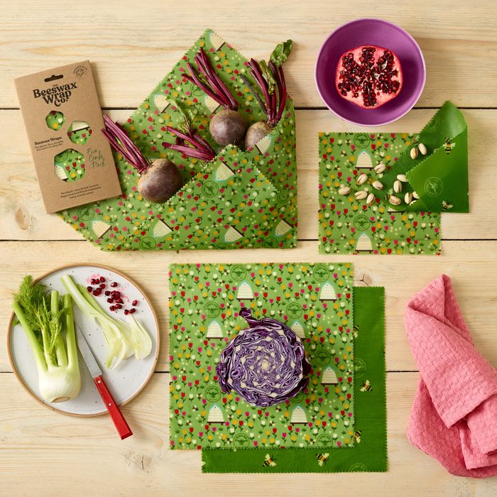 Land Print Beeswax Wraps